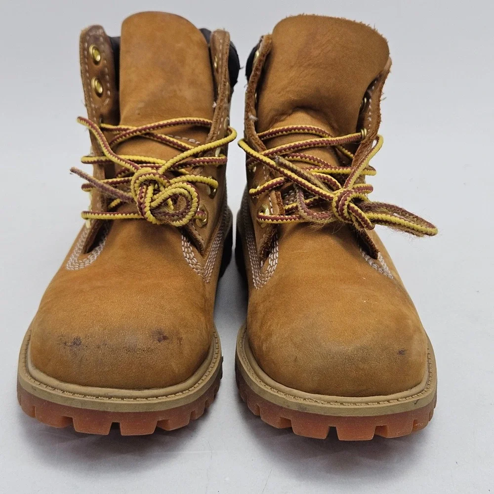 Timberland 12809 Toddler 12M Wheat Nubuck Leather 6 Inch Premium Waterproof Boot